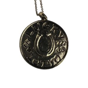 LUCKY LOTTERY COIN/ Necklace- GOLD