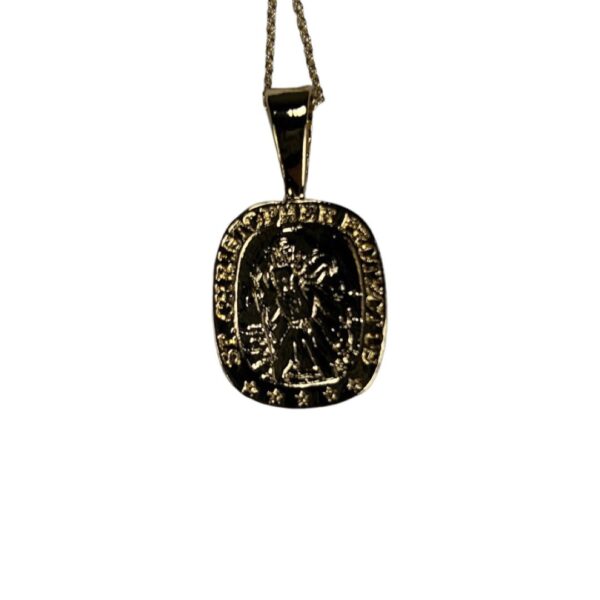 ST CHRISTOPHER MEDAL NECKLACE