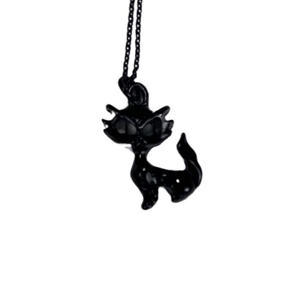 LUCKY BLACK CAT NECKLACE