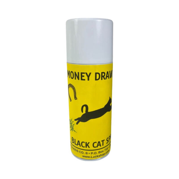 Black cat money drawing spray D4187