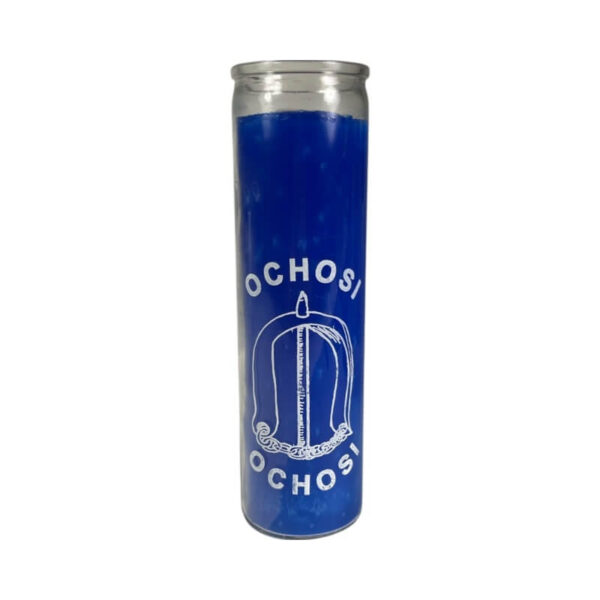 ochosi solid blue candle