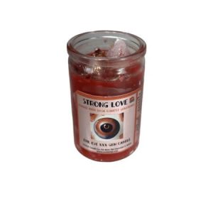 C1276-Evil Eye Gem Candle-Strong Love-