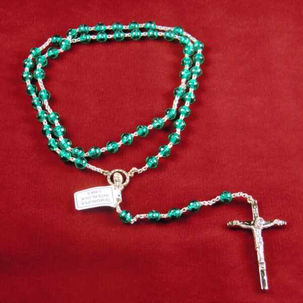 Birth Gemstone Rosary - May (Emerald)