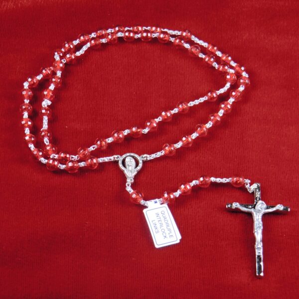 Birth Gemstone Rosary - July (Ruby)