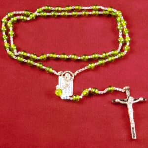 Birth Gemstone Rosary - August (Peridot)