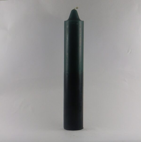 Green and Black Double Action Jumbo Candle