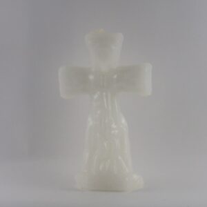 White Cross Candle