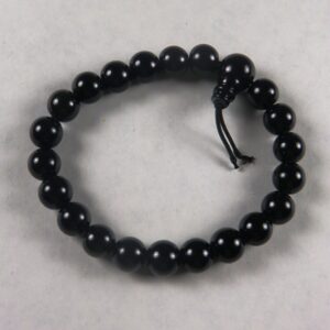 Black Power Bead Bracelet