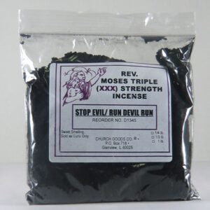 Rev. Moses Triple Strength Incense - Stop Evil/ Run Devil Run