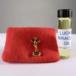 Lucky Miracle Pendant: Prayer Before A Crucifix