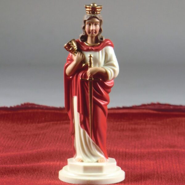 St Barbara Mini Statue