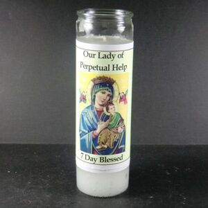 Our Lady of Perpetual Help 7 Day Blessed Candle