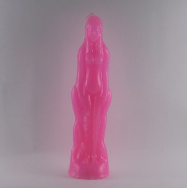 Pink Woman Candle