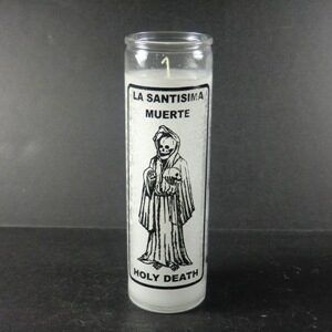 Holy Death 7 Day Blessed Candle - White