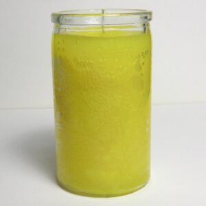 Yellow 50 Hour Glass Candle