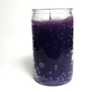 Purple 50 Hour Glass Candle