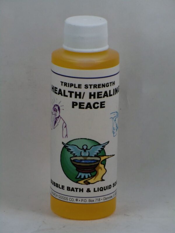 Health/Healing/Peace Bubble Bath Liquid Soap