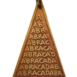 Abraca Triangle Charm for Unexpected Good Fortune - Magical Amulets & Talismans