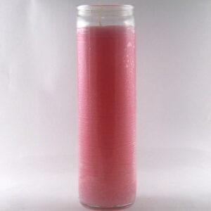 Blessed Pink Plain 7 Day Candle