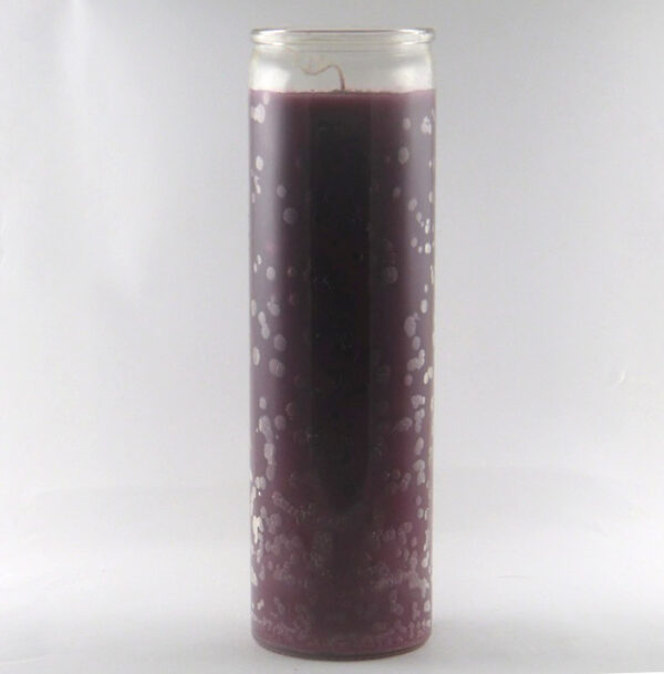 Blessed Purple Plain 7 Day Candle