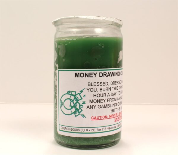 Money Drawing Powerful Fixed 50 Hour Candle