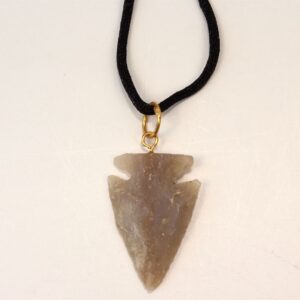 Turn Back/Reverse Arrowhead Gemstone Power Pendant