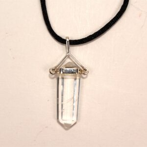 Clear Quartz Healing Crystal Necklace