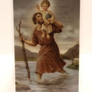 St. Christopher Prayer Card