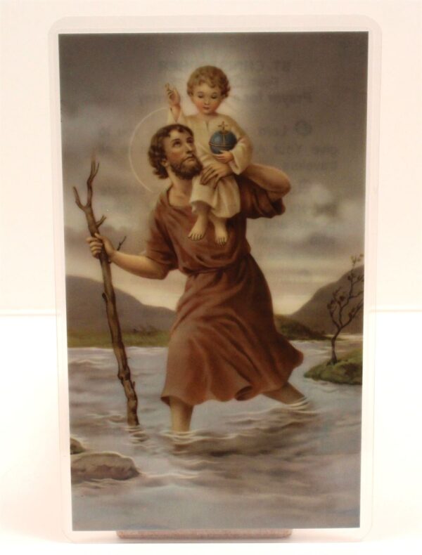 St. Christopher Prayer Card