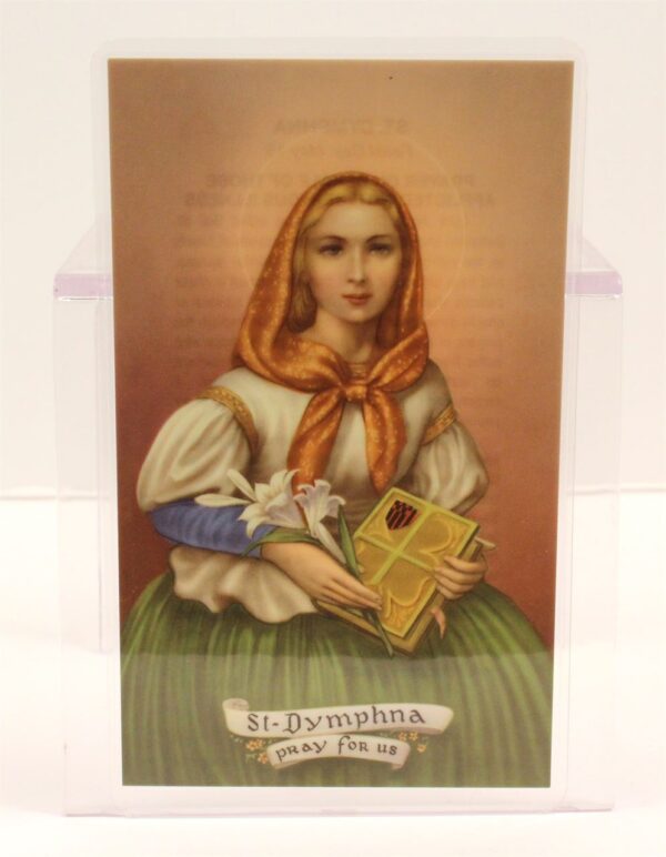 St. Dymphna Prayer Card