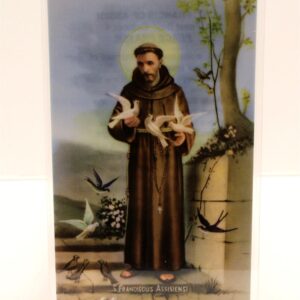 St. Francis of Assisi Prayer Card