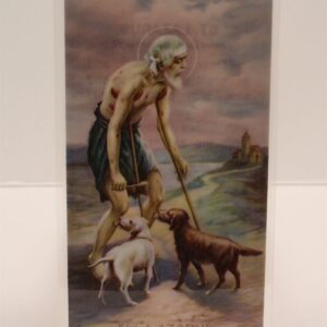 St. Lazarus Prayer Card