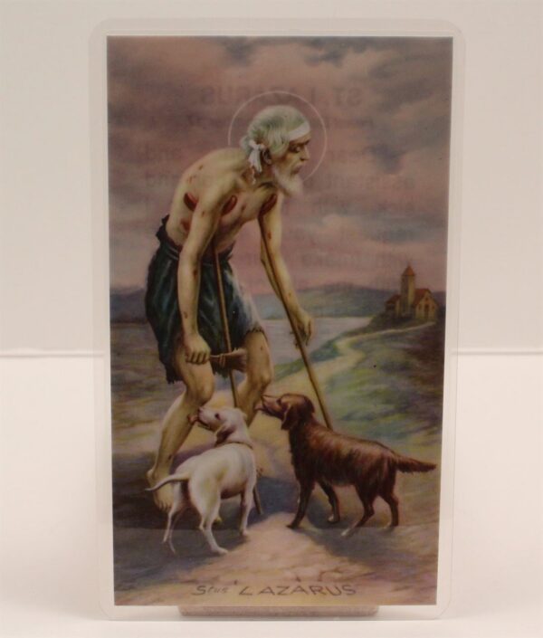 St. Lazarus Prayer Card