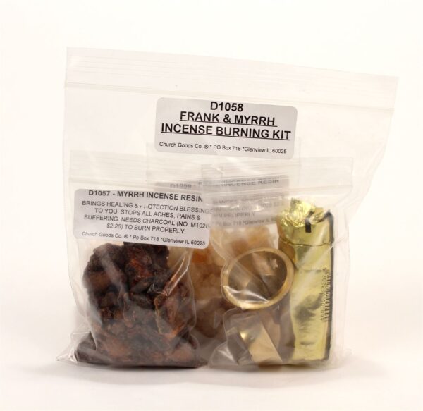 Frank and Myrrh Resin Incense Burning Kit