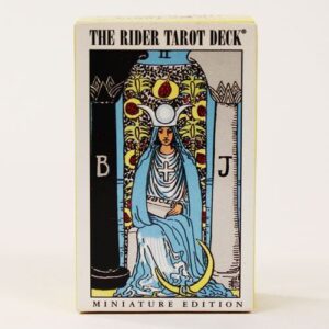 The Rider Tarot Deck - 2"x 3" Tall - Miniature Edition (Rider Waite)