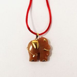 Come to Me/Love Me Only Gemstone Elephant Necklace