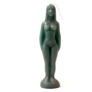 Green Woman Candle