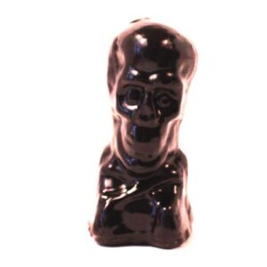 Black Skull Candle