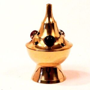 Brass Incense Burner 4"