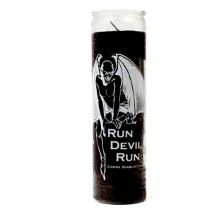 Run Devil Run 7 Day Candle Black