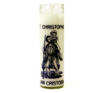 Saint Christopher 7 Day Blessed Candle