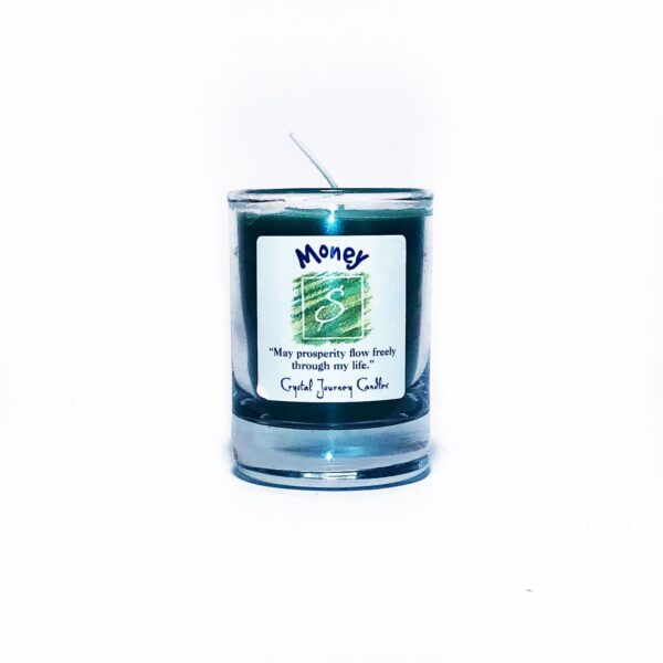 Money Herbal Magic Soy Votive Candle