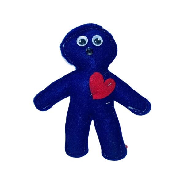 BLUE/WHITE BLESSED VOODOO DOLL