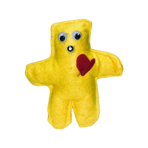 YELLOW BLESSED VOODOO DOLL