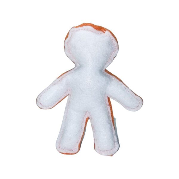 ORANGE/WHITE BLESSED VOODOO DOLL