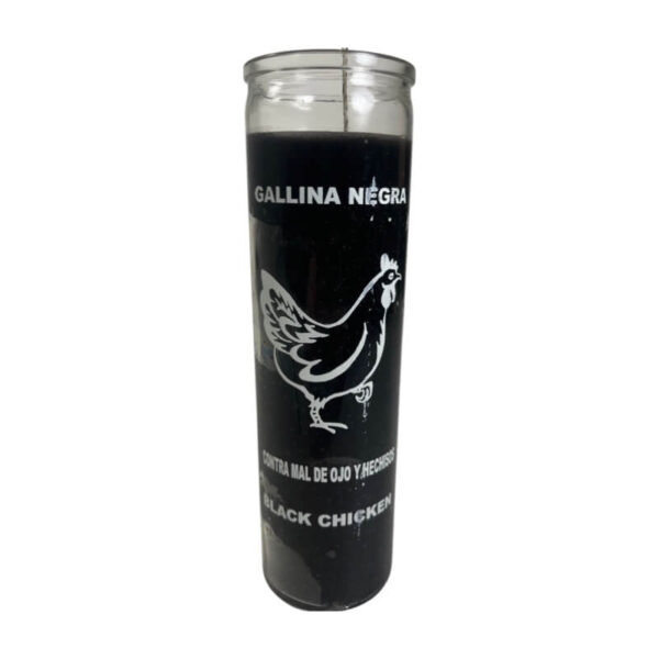 Black Chicken 7 day glass candle